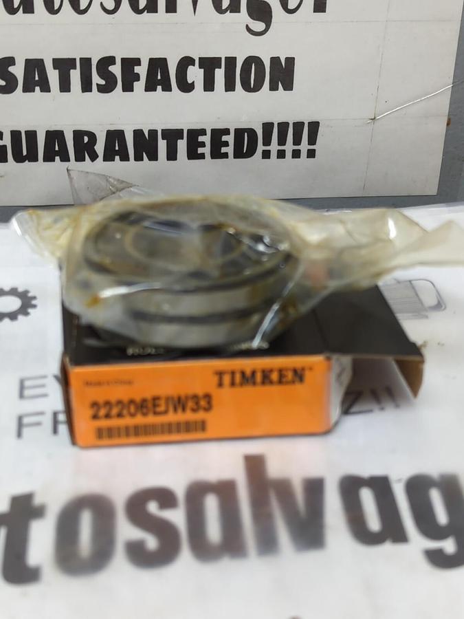 TIMKEN,22206EJW33,SPHERICAL ROLLER BEARING 30MMX62MMX20MM NOS