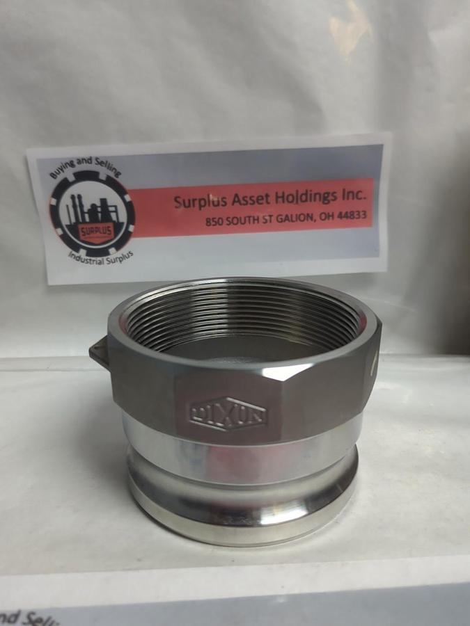 DIXON,MS27020-316,CAM AND GROOVE CAMLOK FITTING 4 INCH NOS