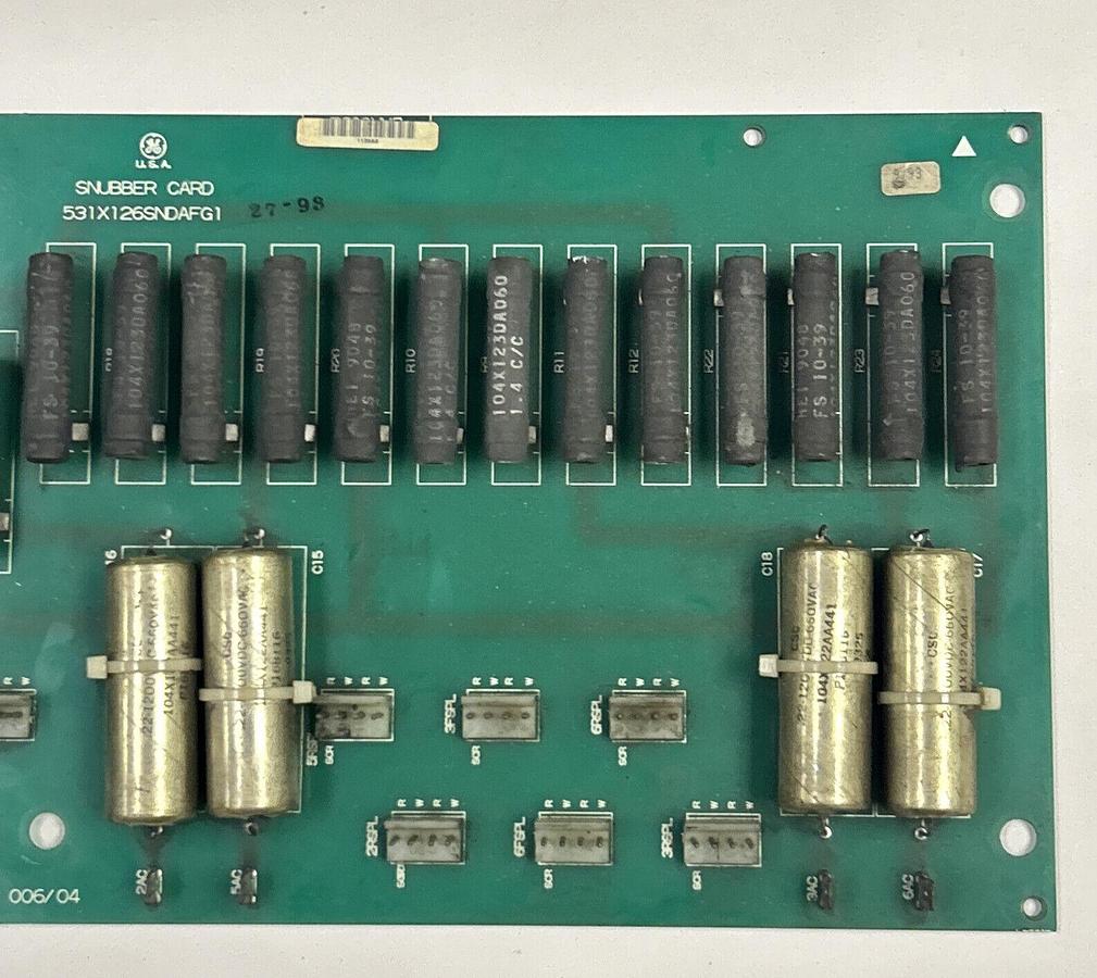 Used GENERAL ELECTRIC,531X126SNDAFG1,SNUBBER BOARD