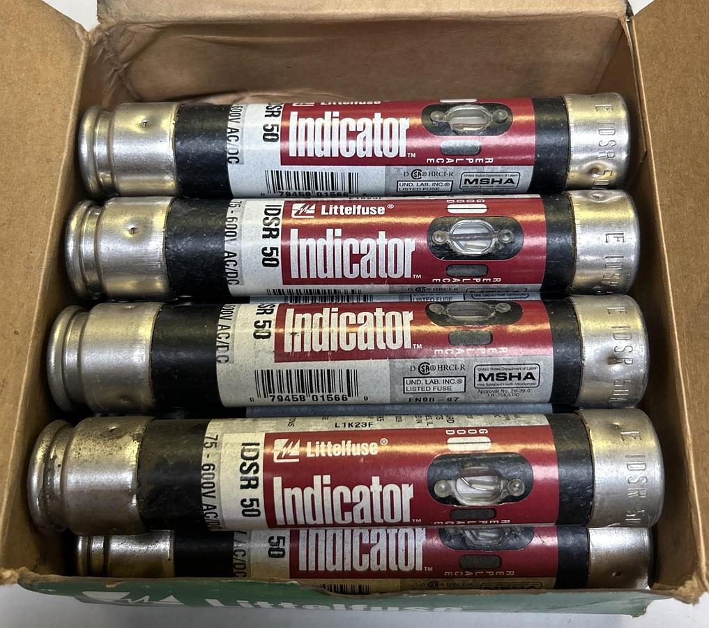 LITTELFUSE,IDSR50,FUSE 50A 600V LOT OF 9 NOS