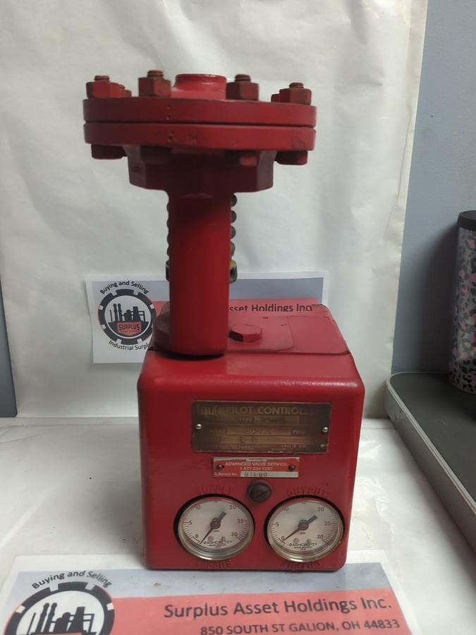 Used LESLIE PILOT CONTROL,TYPE PRA-1, PILOT CONTROLLER 50-125PSIG PRE-OWNED