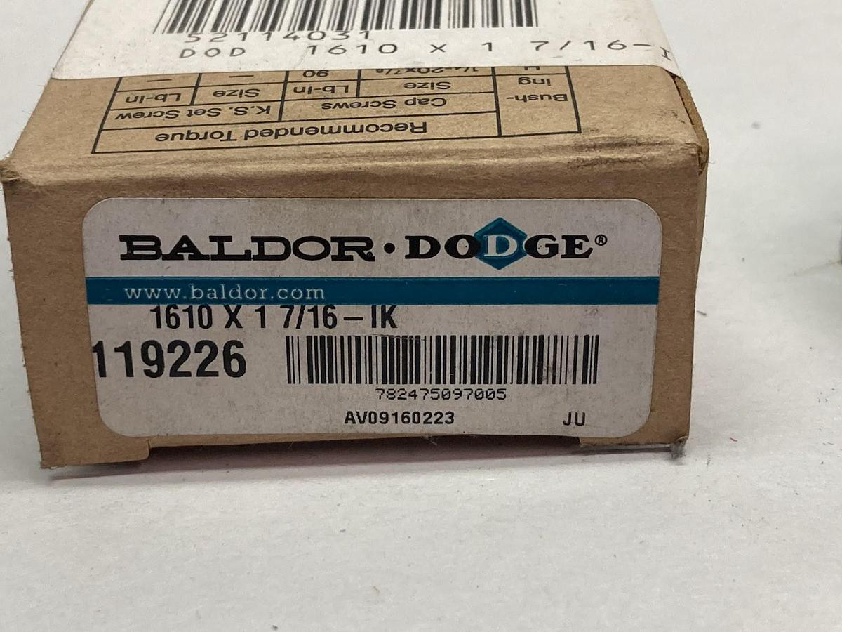 Baldor/Dodge,119226 1610 X 1-7/16-IK,Taper Lock Bushing