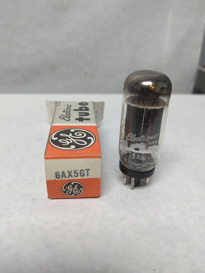 GENERAL ELECTRIC,6AX5GT,ELECTRONIC TUBE NOS