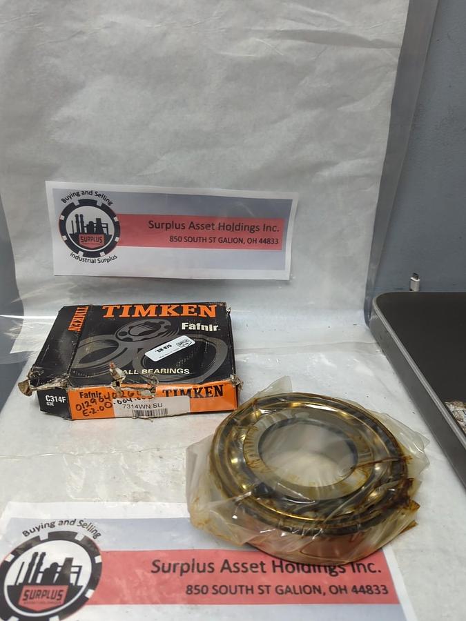 TIMKEN,7314WNSU,ANGULAR CONTACT BEARING NOS