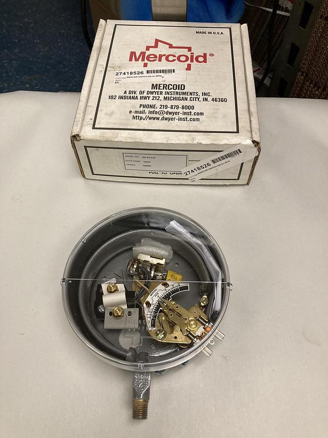 Mercoid,DA-31-2-5,Pressure Switch