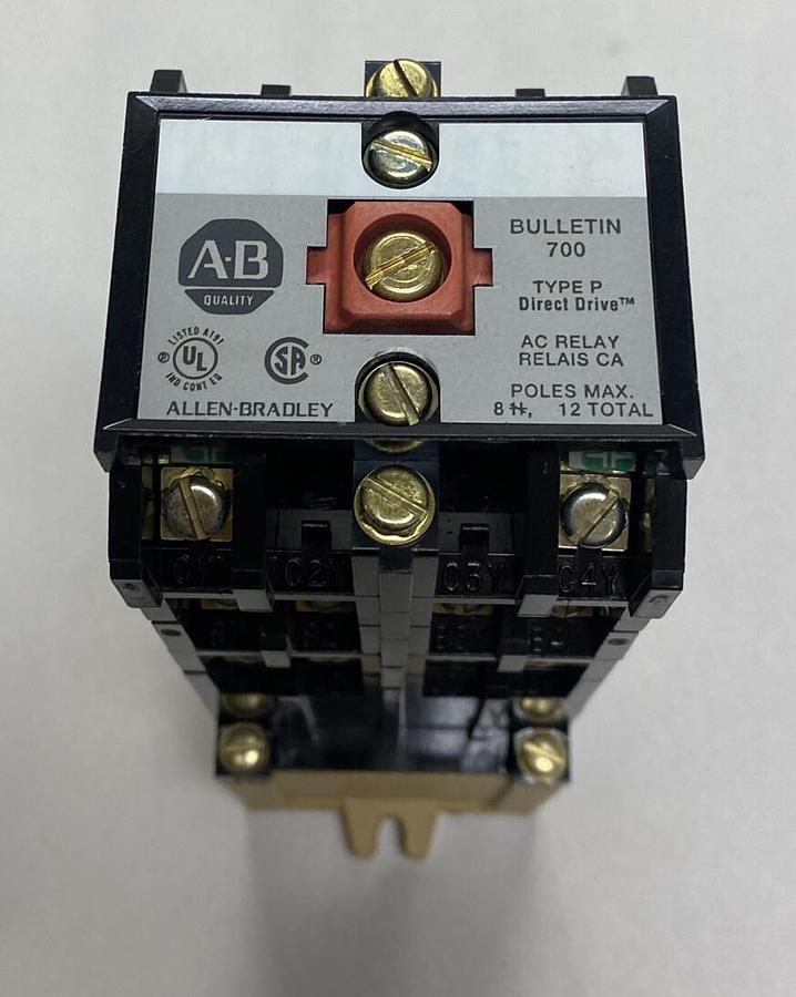 ALLEN BRADLEY,700-P1000A1,SER B CONTROL RELAY NOS
