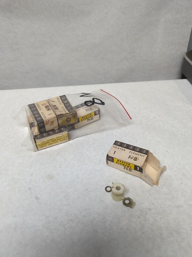 ALLEN BRADLEY,N8,THERMAL OVERLOAD HEATER ELEMENT LOT OF 6 NOS