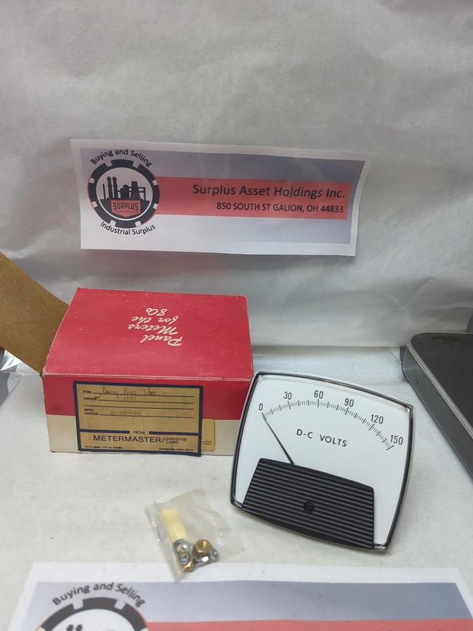 MODUTEC,0-150V DC,METER 0-150V DC NOS