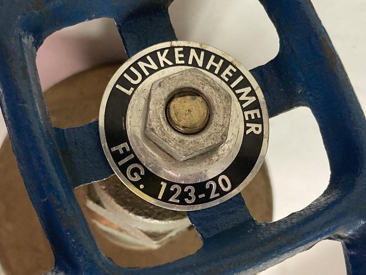 Used Lunkenheimer,Fig.123-20,Gate Valve 150SWP 300WOG