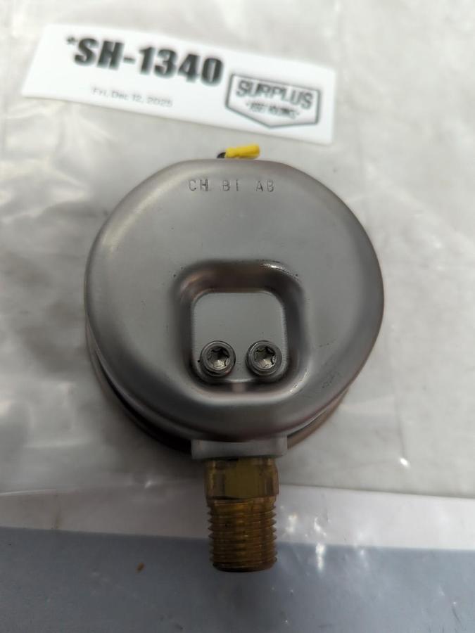 WIKA,0-200,GAUGE 2-1/2 IN FACE 1/4 IN NPT BOTTOM CONNECTION NOS