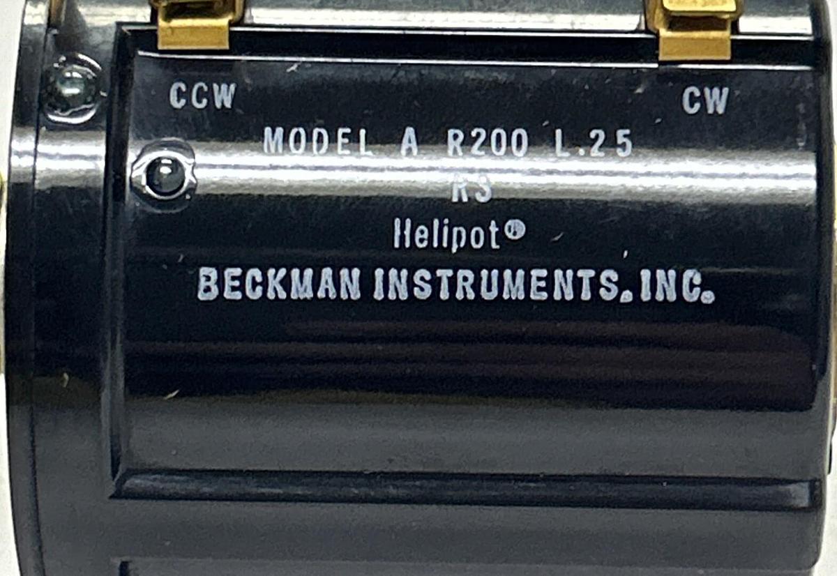 BECKMAN INSTRUMENTS,AR200L25,POTENTIONMETER ROTARY NOS