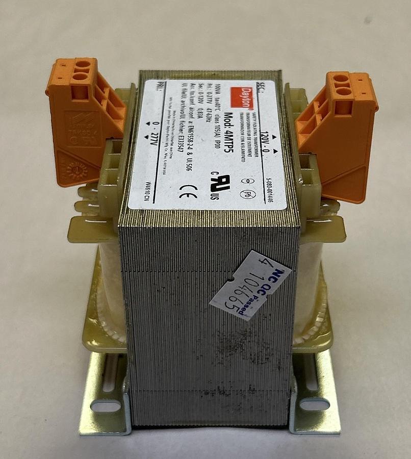 Used DAYTON,4MTP5,SAFETY ISOLATING TRANSFORMER