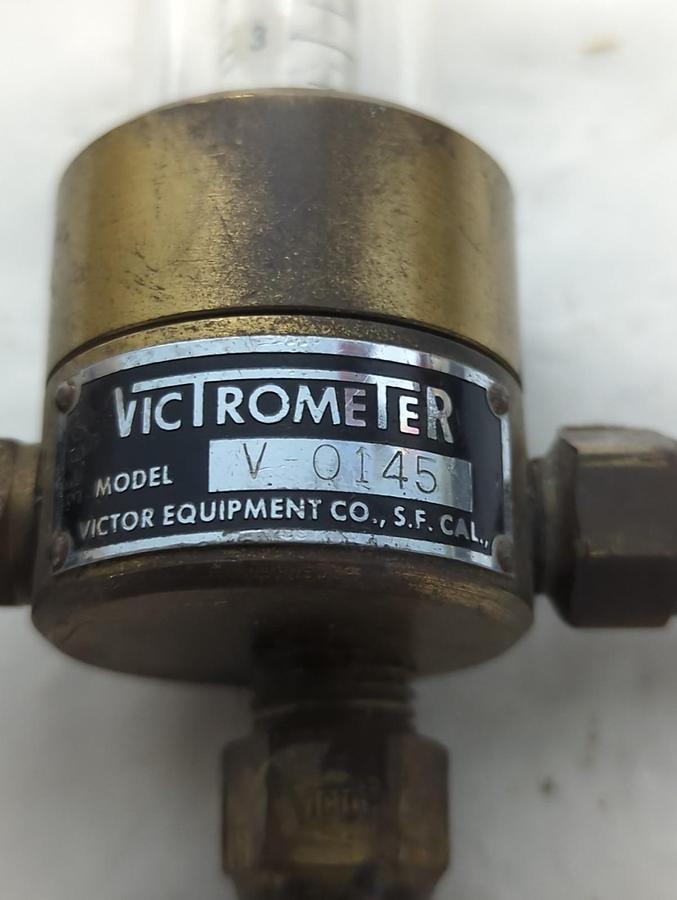 Used VICTOR,V-0145,VICTROMETER FLOW METER PRE-OWNED
