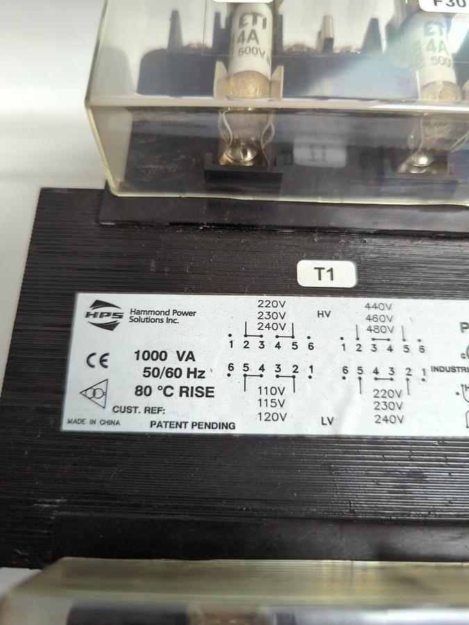 Used HAMMOND POWER,PH1000MQMJ,TRANSFORMER 1000VA 50/60HZ PRE-OWNED