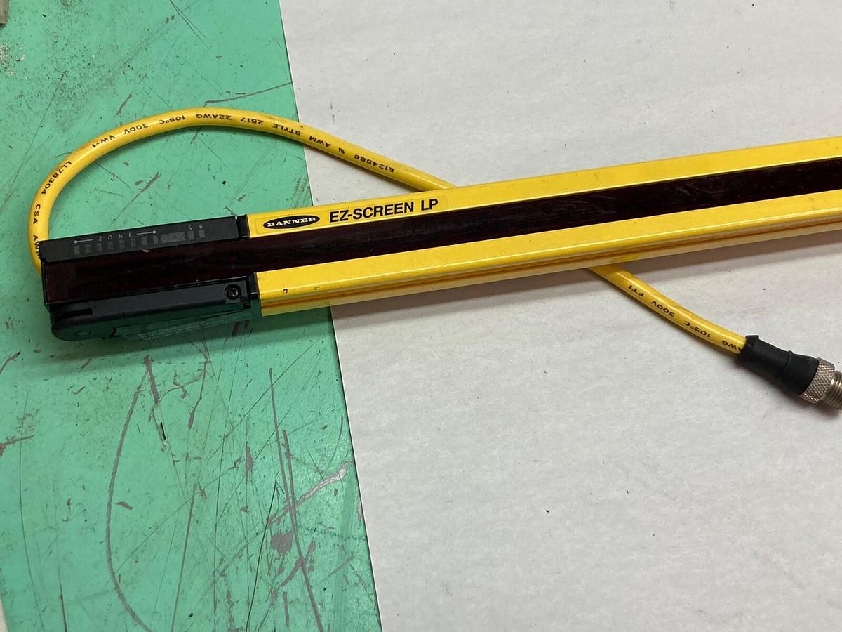 Used Banner EZ-Screen LP,SLPR25-1110P8,Light Curtain Receiver