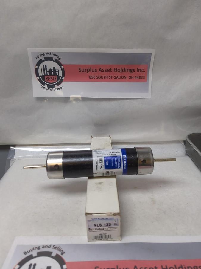 LITTELFUSE,NLS 125,POWR-GARD 125 AMP FUSE NOS