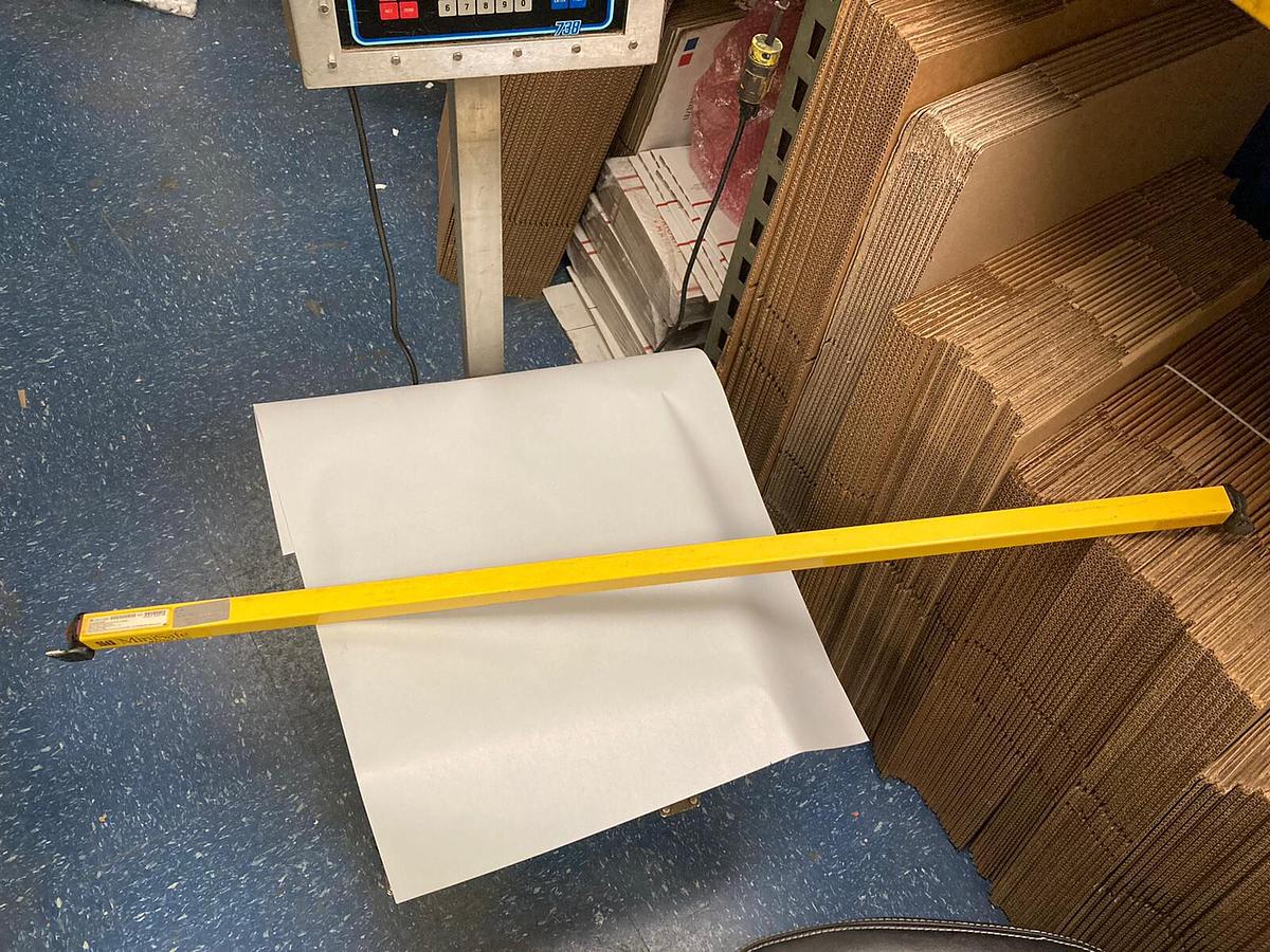 Used STI,MS4348BR,Light Curtain Receiver 1-30ft Range