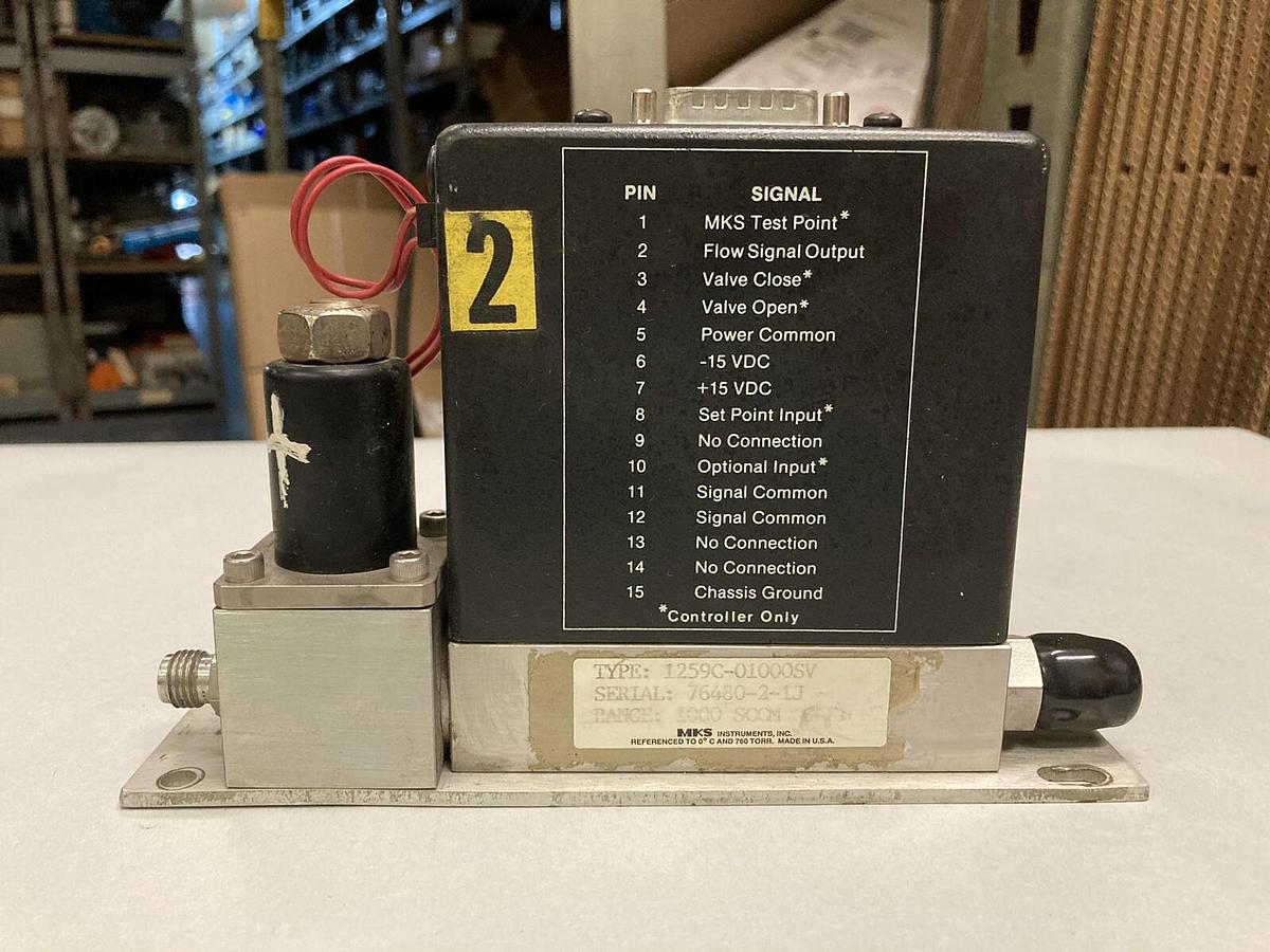 Used Vacuum General,1259C-01000SV,Mass Flow Controller