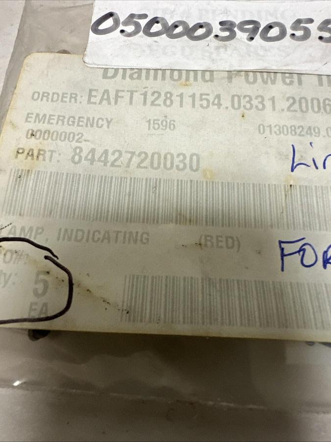 Diamond Power,8442720030,Red LED Indicator Light LOT of 5