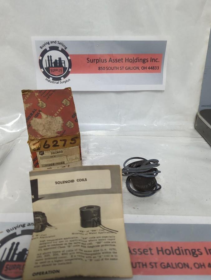 GENERAL CONTROLS,CG177A46060A,SOLENOID COIL NOS