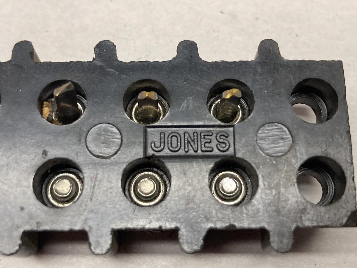 Used Jones 10-Position Terminal Board