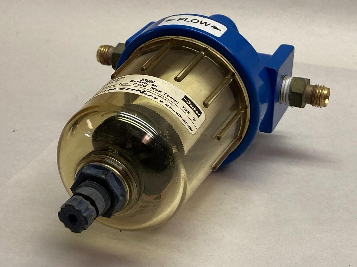 Parker,QN1N-6HN,Coalescing Filter 125 PSIG 125 Degrees Max Temp
