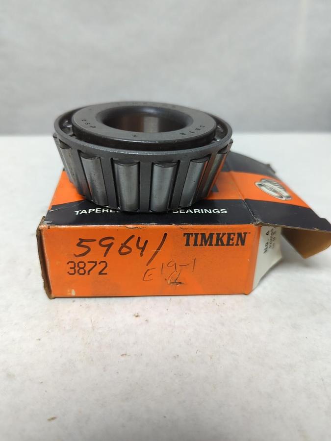 TIMKEN,3872,ROLLER BEARING CONE NOS