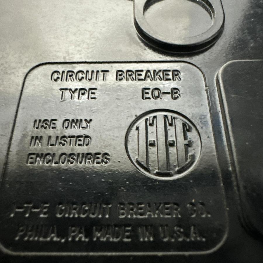 Used ITE,EQ-B,15 Amp 2 Pole Circuit Breaker LOT of 2