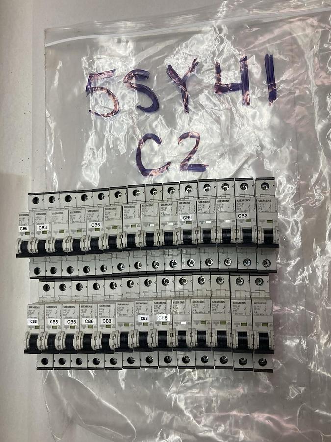 Siemens,5SY4102-7,1-Pole Circuit Breaker 35kA 230/400V LOT OF 27