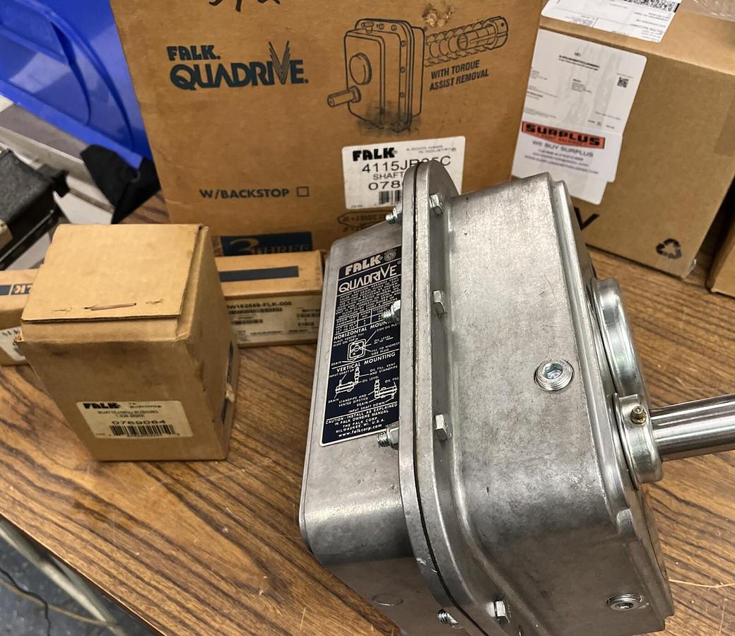 FALK,4155 JR25C,ENCLOSED GEAR DRIVE 0786083 RATIO 24.87