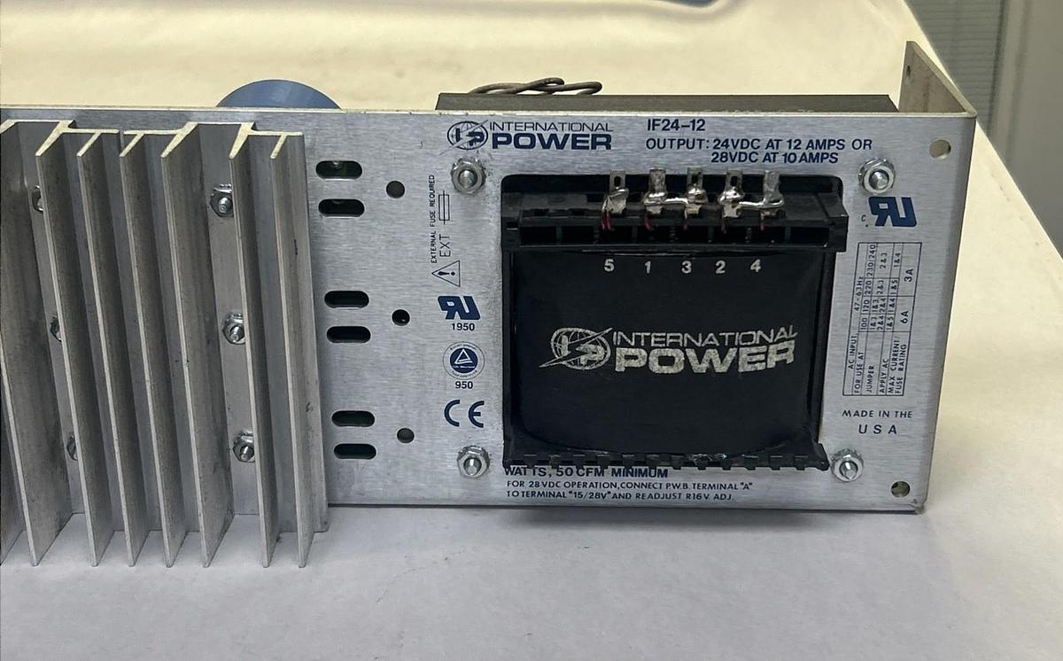 Used INTERNATIONAL POWER,IF24-12,POWER SUPPLY
