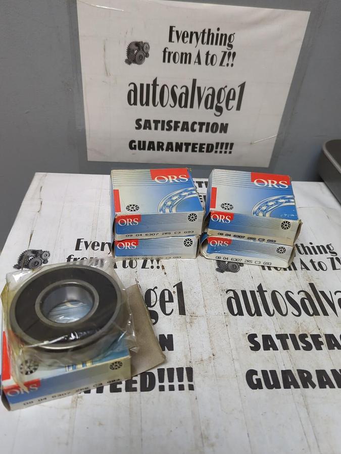 ORS,6307 2RS C3,SEALED DEEP GROOVE BALL BEARING LOT OF 5 NOS