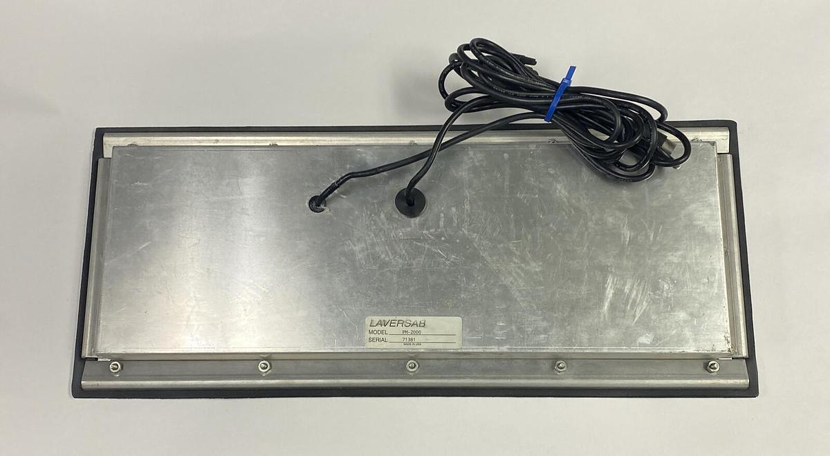 Used LAVERSAB,PM-2000,STAINLESS STEEL INDUSTRIAL KEYBOARD