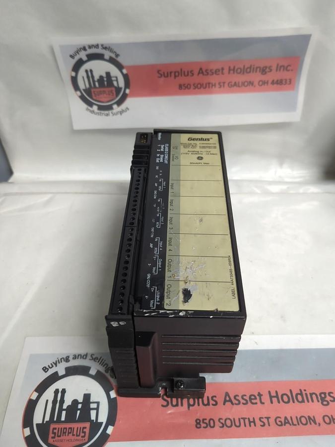 Used GE FANUC,IC660BBA100,ANALOG IN/OUT MODULE 115V 50/60HZ PRE-OWNED