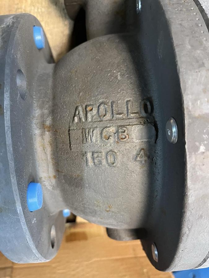 APOLLO,88A-24-24,FLANGED BALL VALVE 4" WCB-150 B16.34