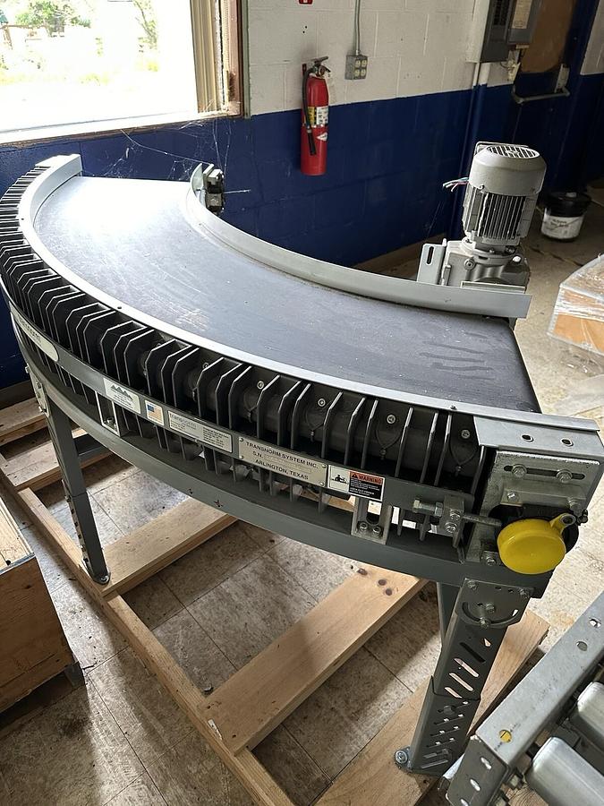 Used Transnorm,TS1500/100,Power Belt Curve 16" Belt 90 Degree Turn