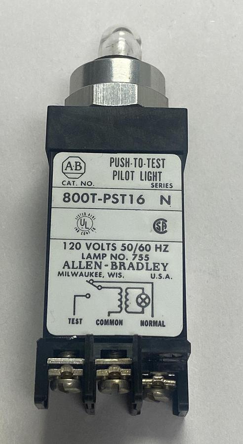 ALLEN BRADLEY,800T-PST16,SER N PILOT LIGHT LOT OF 2 NEW