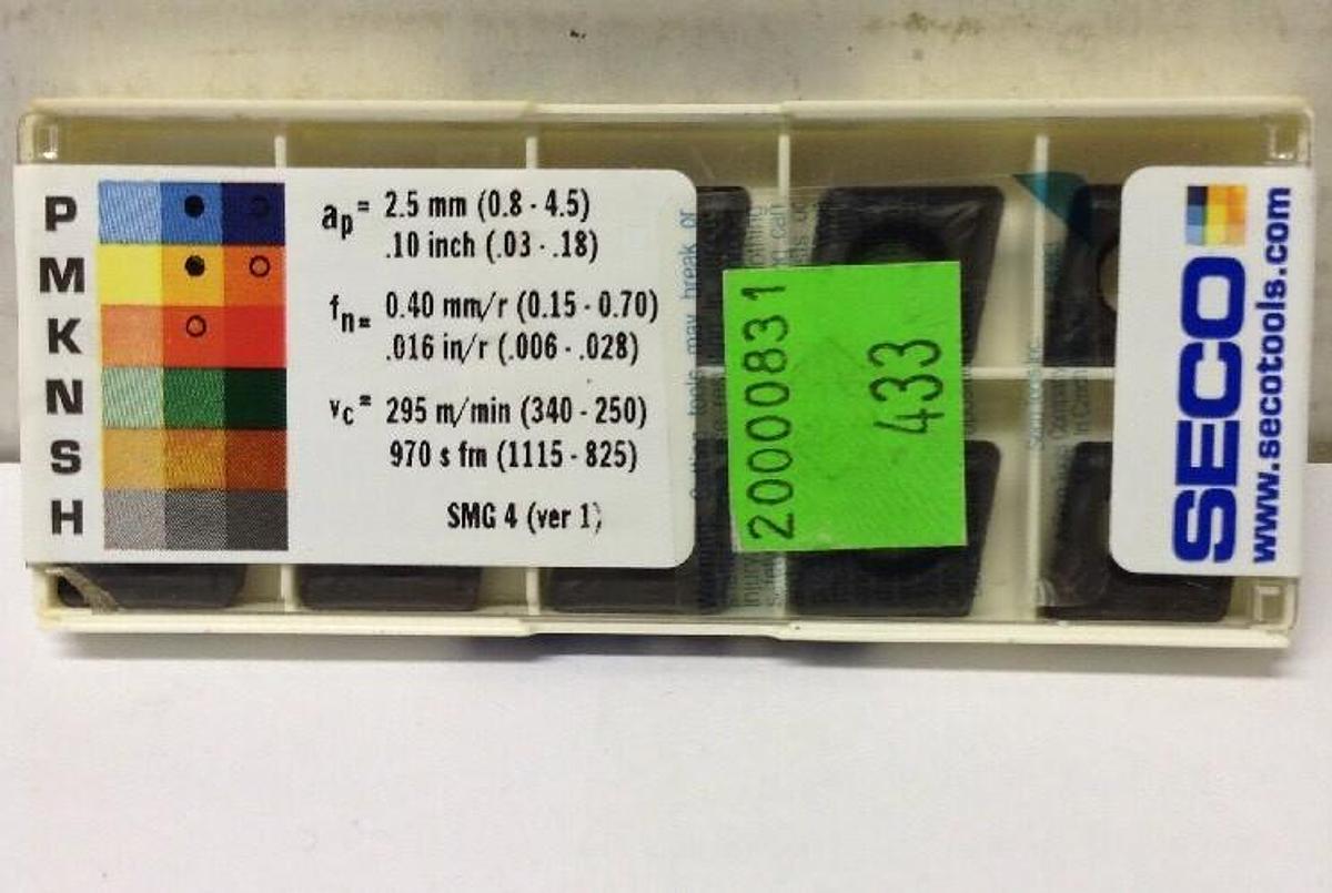 SECO,CCMT120412-M5 TP2500,Inserts 10-Pack