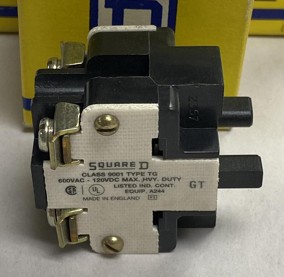 Used Square D,9001TG,Contract Block Lot of 3 NOS