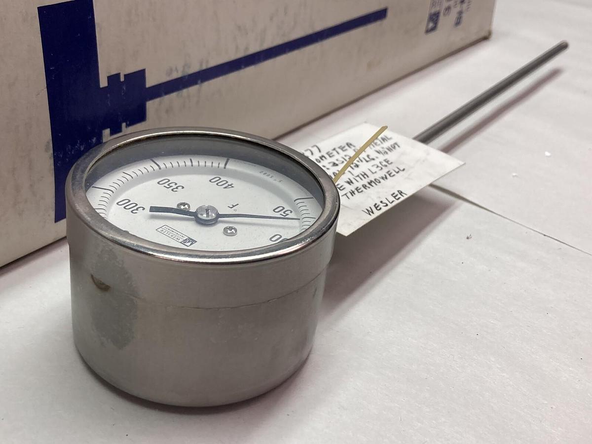 Weksler,3S12,Bi-Metal Thermometer Range 50-400