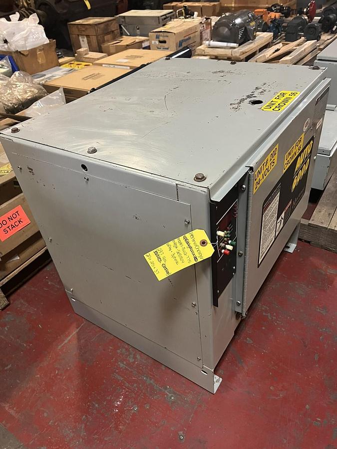 Used HERTNER,TW12-775,FORKLIFT BATTERY CHARGER NO CABLES 3PH 24VDC 12 CELL