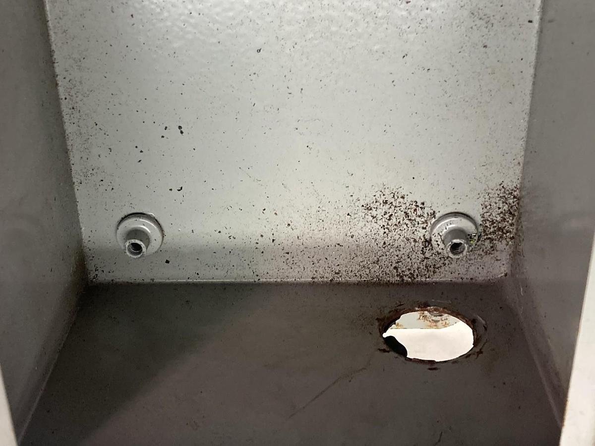 Used Hoffman,A606CH,Junction Box Enclosure Clams Hinge Gray Steel Type 12