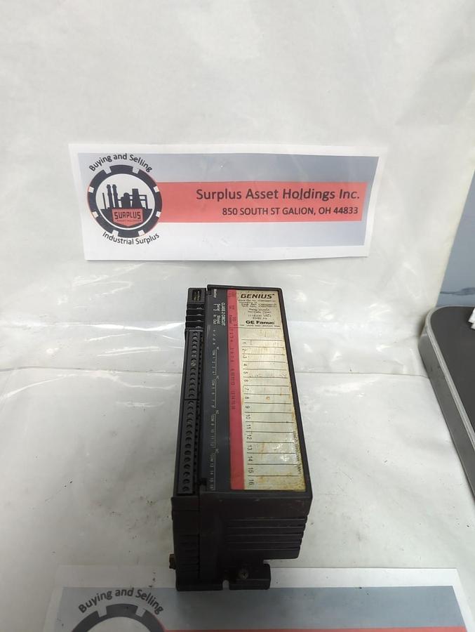 Used GE FANUC,IC660BBR101,GENIUS BLOCK RELAY OUTPUT MODULE PRE-OWNED