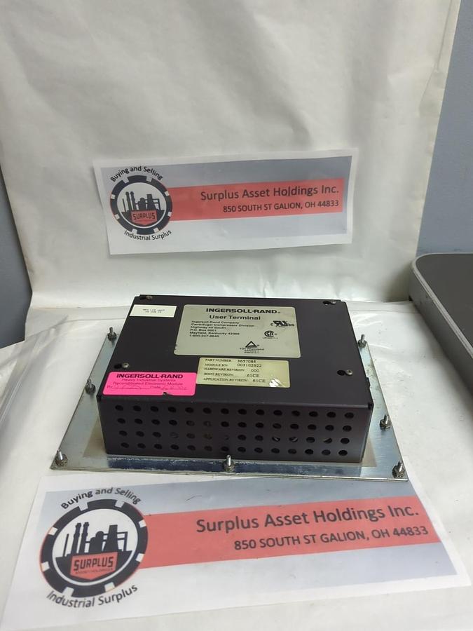 Used INGERSOLL-RAND,3657085,TERMINAL COMPRESSOR CONTROLLER PRE-OWNED