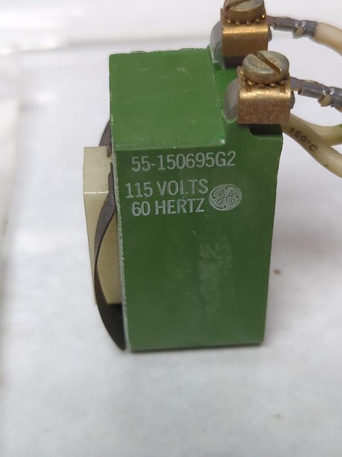 Used GENERAL ELECTRIC,55150695G2,COIL 115V 60HZ LOT OF 2 PRE-OWNED