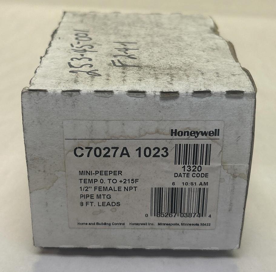 HONEYWELL,C7027A1023,MINIPEEPER ULTRAVIOLET FLAME DETECTOR NOS