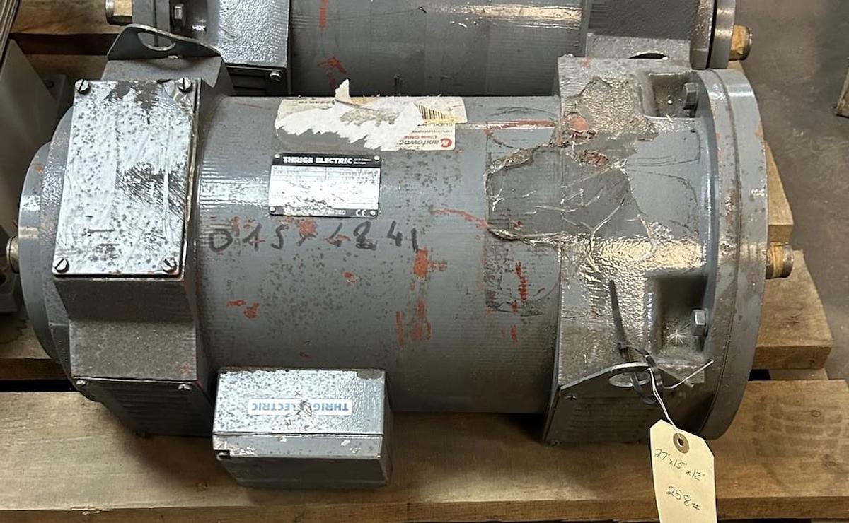 Used THRIGE ELECTRIC,LAK-132B,DC MOTOR 8.6WK 220V 1300RPM