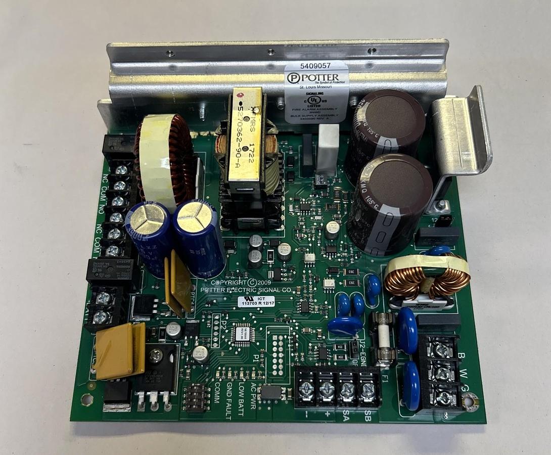 Used POTTER,5409057,FIRE ALARM ASSEMBLY CIRCUIT BOARD
