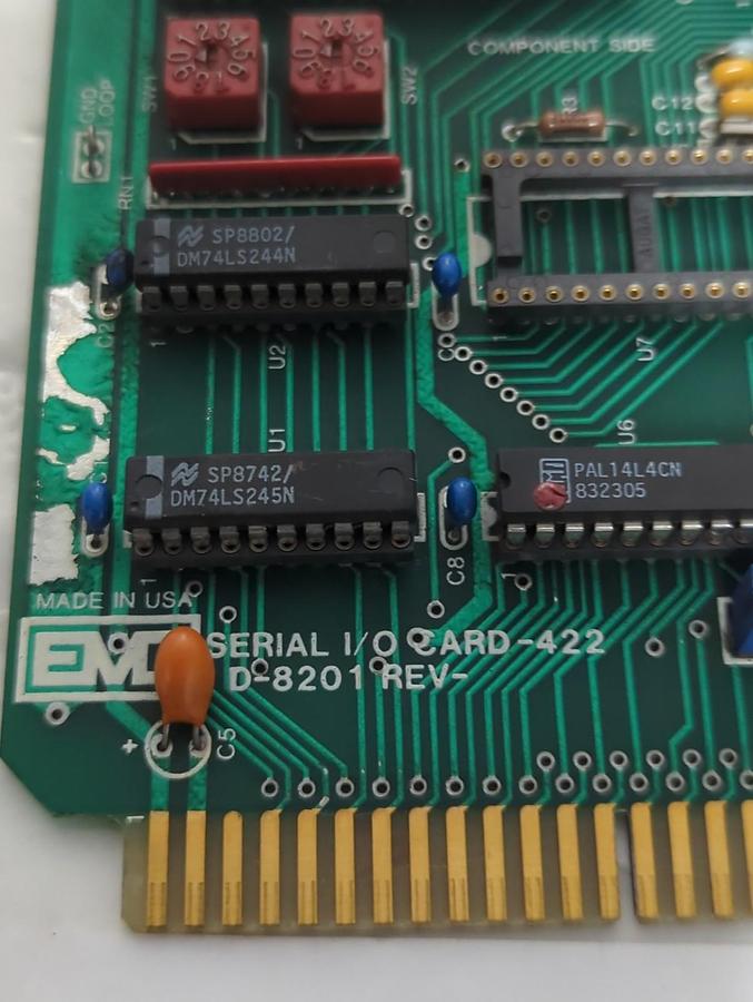 Used EMC,D-8201,SERIAL I/O CARD-422 PRE-OWNED