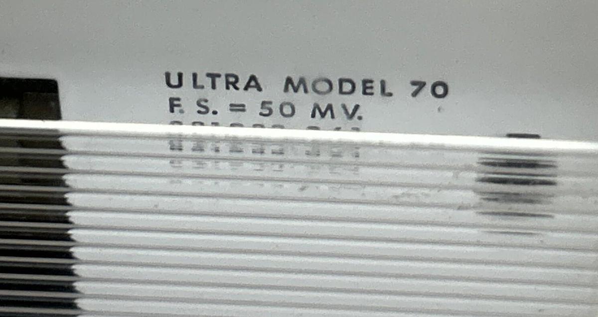 Used SIMPSON,MODEL 70,PANEL METER 0-125 DC AMPERES